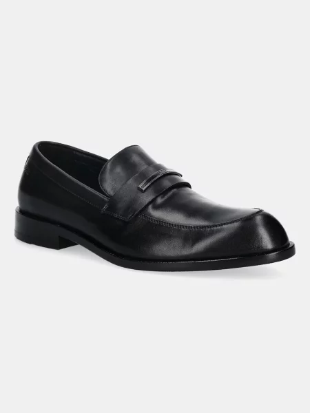 BOSS mocasini de piele Tayil-L negru