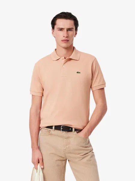 Поло Lacoste бежевий