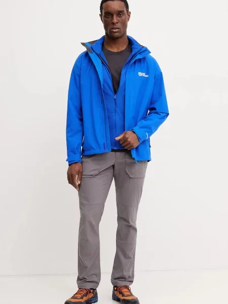 Πουκάμισο Jack Wolfskin μαύρο