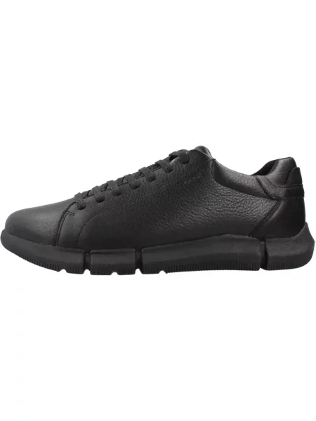 Sneakersy Geox skórzane czarne