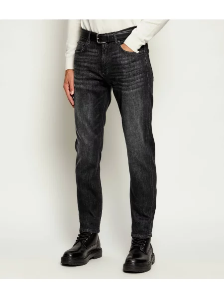 Karl Lagerfeld Blugi | Tapered fit negru