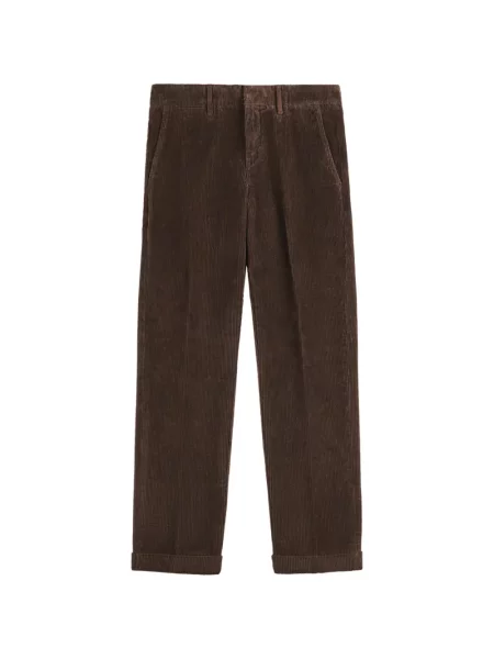 Pantaloni Fay de catifea cord maro
