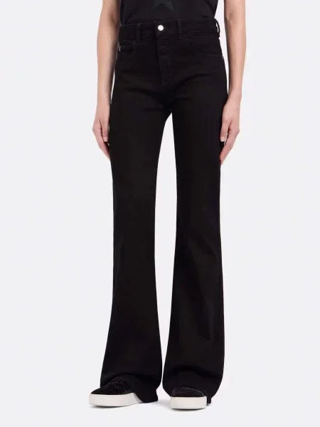 Джинси кльош Emporio Armani чорний