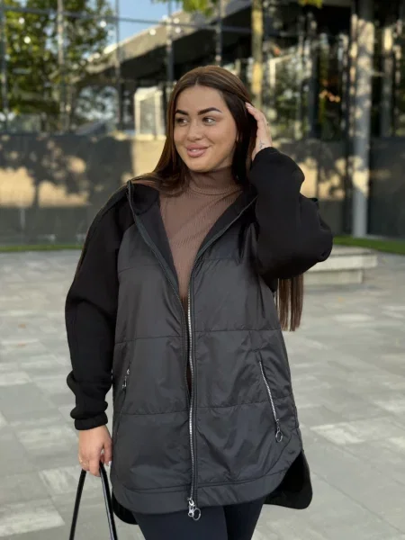 Демисезонная куртка Uaclothes черная