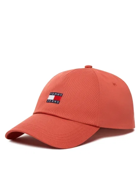 Tommy Jeans čiapka so šiltom dámska oranžová