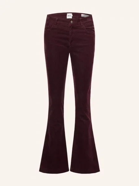 Brax Bootcut Kalhoty Shakira S Rozšířenými Nohavicemi Z Manšestru tmavě fialová