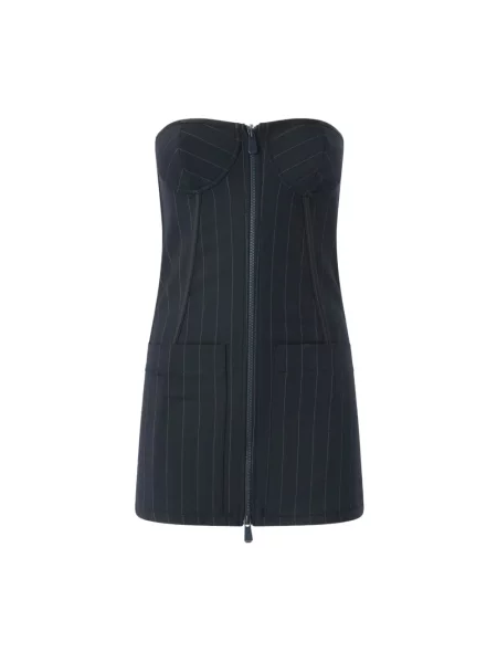 Top Pinko wełniany niebieski