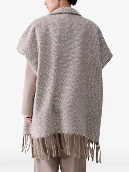 Lung poncho Liu Jo din jacard
