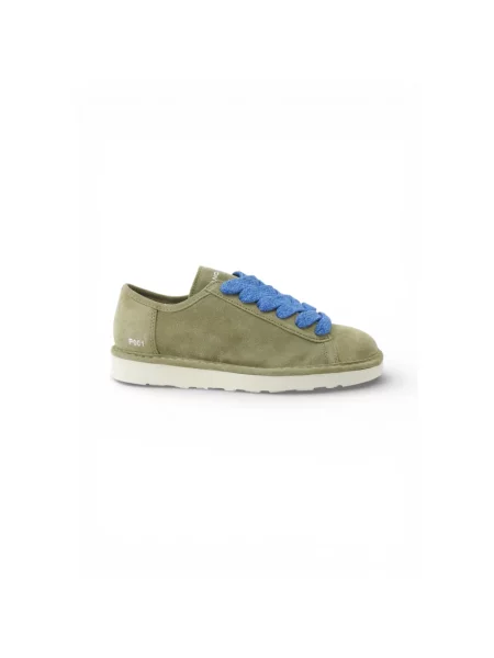 Sneakersy Panchic skórzane zielone