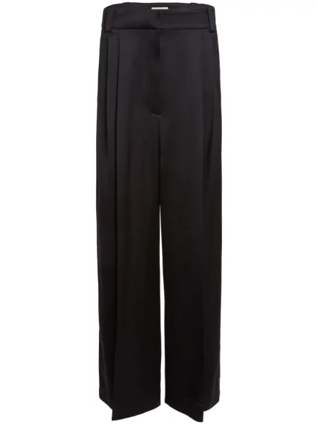 Pantaloni Khaite plisate negru