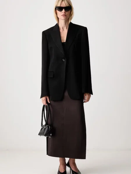 Sportmax Oblare fustă cu acetat