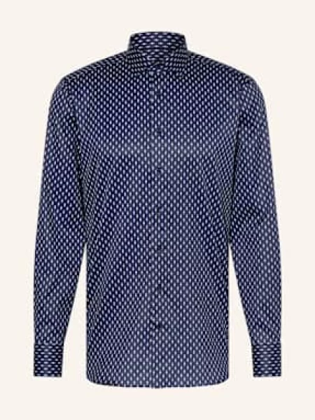 Olymp Signature Košile Signature Tailored Fit tmavě modrá