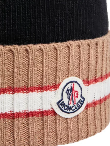 Σκούφος Moncler Enfant μαύρο