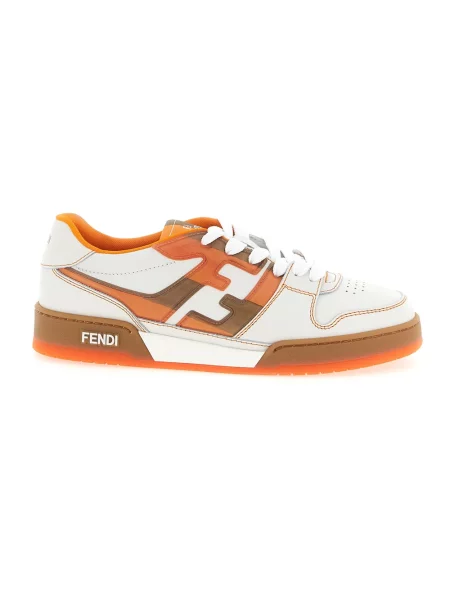 Sneakersy Fendi skórzane