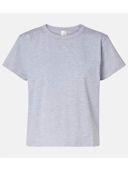 Tricou Leset din jerseu gri