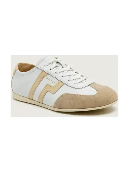 Gant Teniși din piele Sperly | piele întoarsă alb