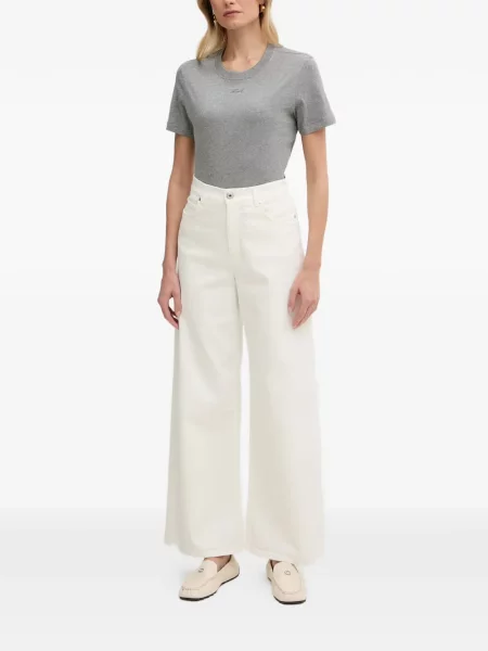 Tricou Karl Lagerfeld cu broderie gri