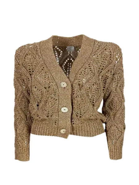 Dzianinowy kardigan Eleventy z cekinami