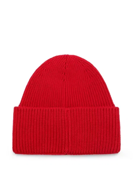 Плетена оребрен шапка Destin червено