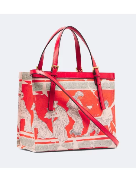Geantă shopper Versace roșu