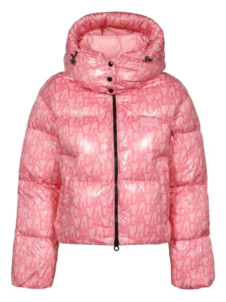 Geacă Duvetica cu imagine roz