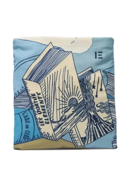 Pliabil geantă shopper Inoui Editions cu imagine albastru