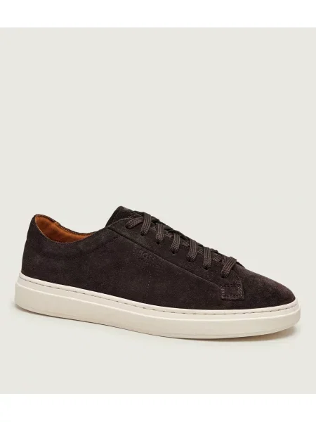 BOSS BLACK Sneakers Kieran_Tenn_wcsd | piele întoarsă negru