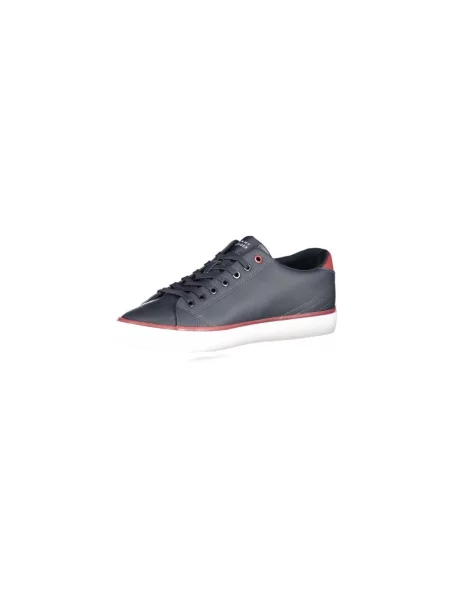 Lniane trampki Tommy Hilfiger czarne