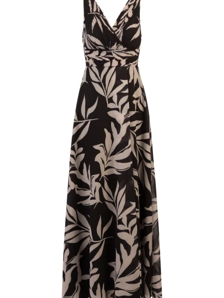 Kraimod Rochie de seară bej negru