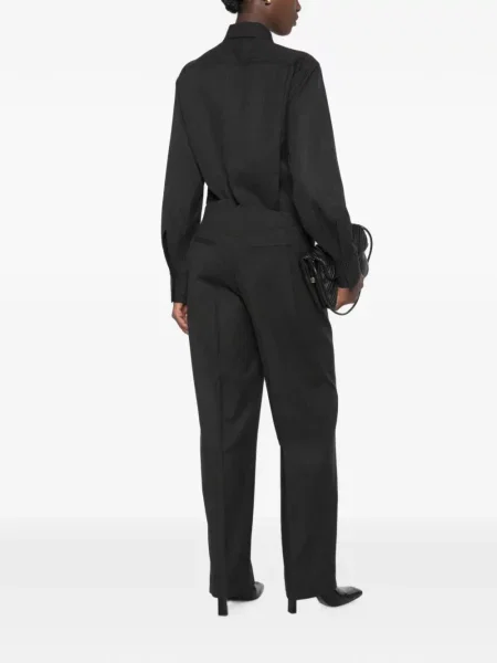 Gulerat salopetă Victoria Beckham gri
