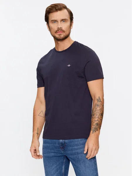 Gant Tricou Shield Bleumarin