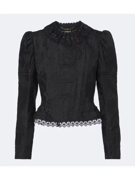 Geacă Chloé de lână negru