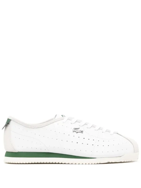 Sneakerși Lacoste din piele alb