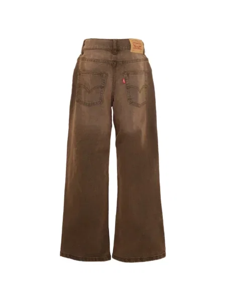 Jeansy dziecięce Levi's brązowe