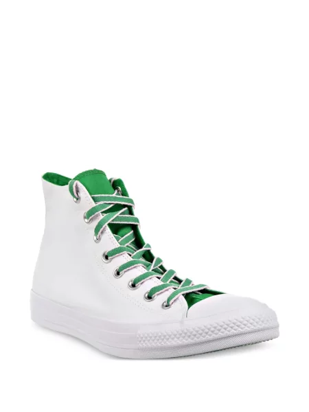 Kožené retro tenisky Converse Chuck Taylor All Star s výšivkou černé