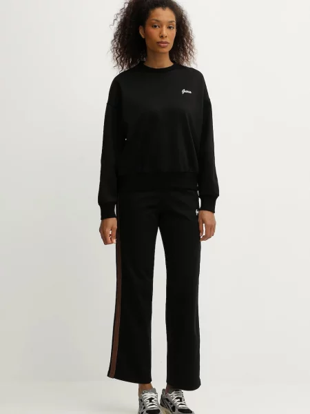 Guess bluza FABIA z aplikacją czarny