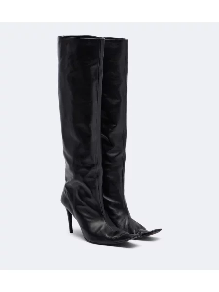 Cizme Khaite din piele negru