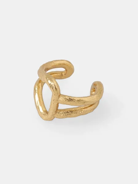 Sessun aranyozott fülbevaló