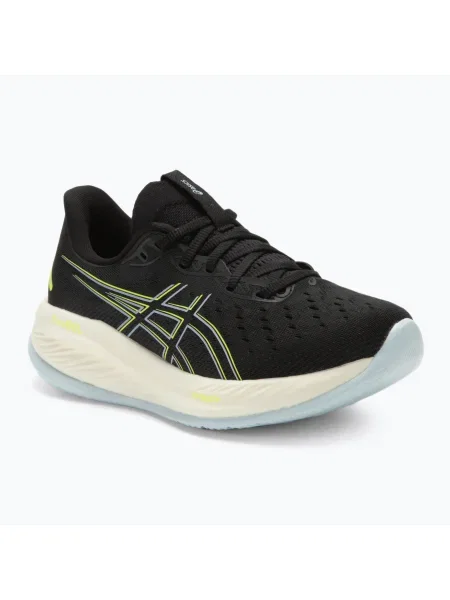 ASICS Gel-Cumulus 26 női futócipő fekete/biztonsági sárga. Méret: 37 EU fekete