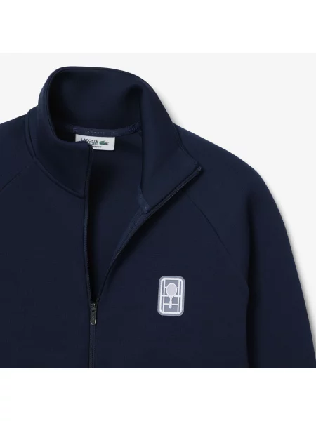 Lacoste Bluza Rozpinana Tennis Heritage granatowa