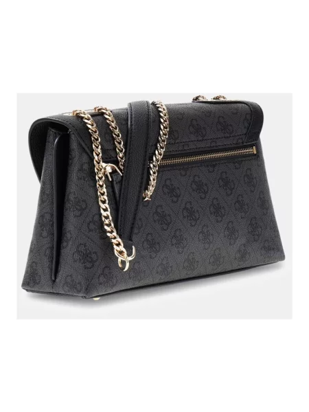 Guess torebka crossbody z imitacji skóry LINDSEY szara