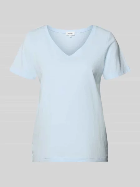 Krój regular fit t-shirt z mieszanki bawełny S.oliver Red Label