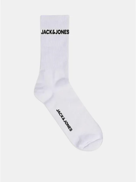 JACK & JONES Șosete / negru alb