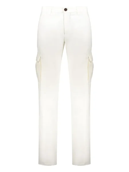 Pantaloni cargo Moorer alb