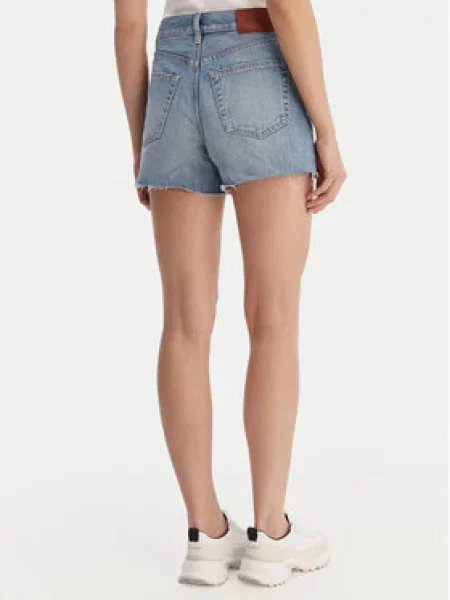 Calvin Klein Jeans Džinsai Balta Straight Fit mėlyna
