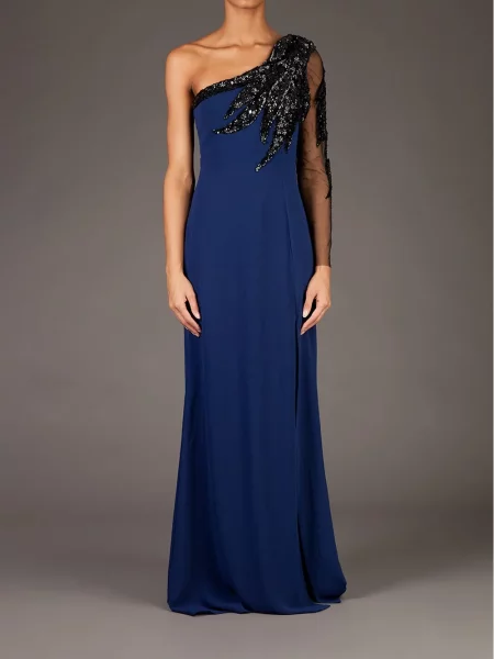 Rochie Georges Mak de costum albastru