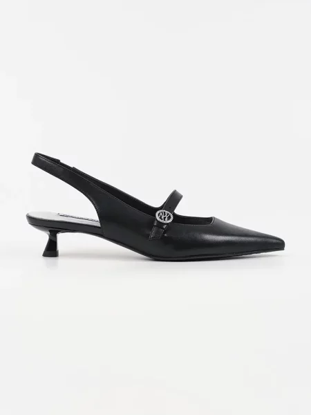 Pantofi cu toc Karl Lagerfeld din piele negru