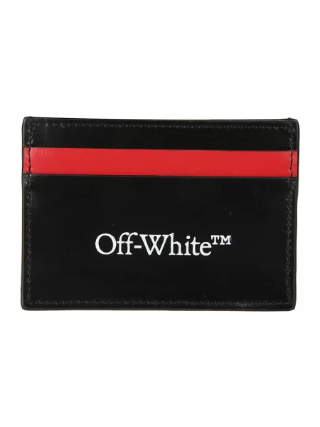Portfel Off-white skórzany biały