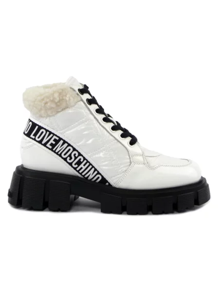 Botki Love Moschino białe