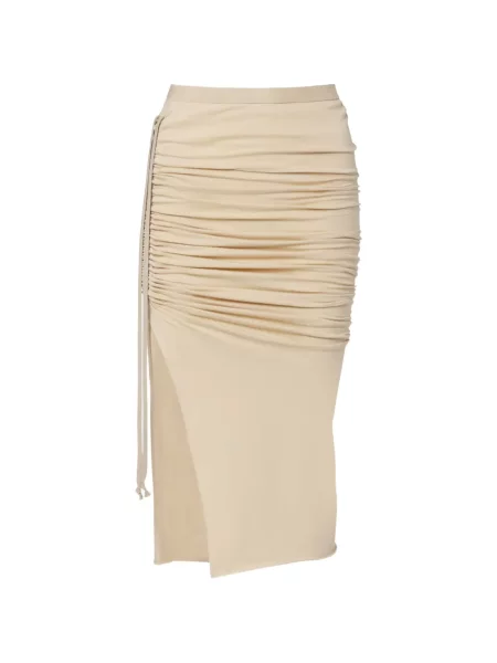 Fustă midi Rick Owens Lilies cu volane